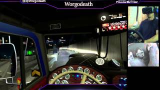 Eruo Truck Simulator 2 - Peterbilt 351 2.0 Tested on Oculus Rift DK2 - G27 PVC RIG [HD]