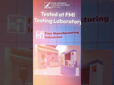 Brinell Test Blocks | Precision Testing Certified by NABL – Fine Hardness Industries #trendingshorts