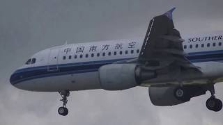 中國南方航空 China Southern Airlines A320-214(B-6263) CZ-3025 張家界(DYG)→桃園(TPE) landing