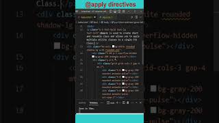 Tailwind CSS - @apply directives #shorts #tailwindcss #apply