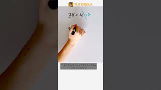 Solve for X: Isolating X in 7x = 4 #Math #LinearEquations(oneVariable)