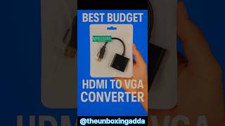Unboxing MT-VIKI HDMI to VGA Converter #HDMItoVGA #Shorts #Viral