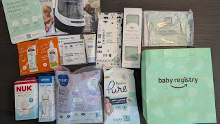 Unboxing Amazon's Free Baby Registry Welcome Box 2025