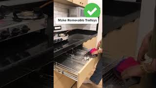 Removable Kitchen Trolley | Modular kitchen |Kitchen designs |