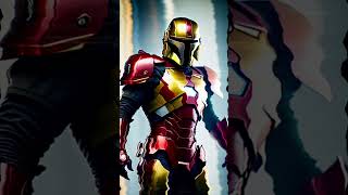 AI Art - if iron man was a mandalorian #aiart #mandalorian #ironman