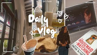 A day in a life of student‧₊˚ ☁🎧♡|cozy day vlog