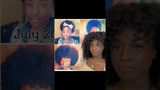 My natural hair journey so far. 9 years deep #4ahair #naturalhair #4chair #naturalhairjourney