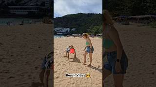 Beach Games Video 🌴 #shorts #OceanWavesVideo #beachlife #summervibes #SeaWaves #beachgame #seaview