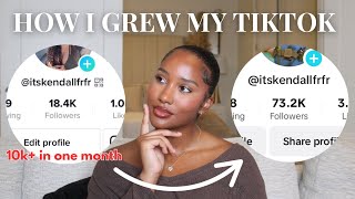 HOW TO GROW QUICKLY ON TIK TOK IN 2025 | I gained over 10k in 1 month