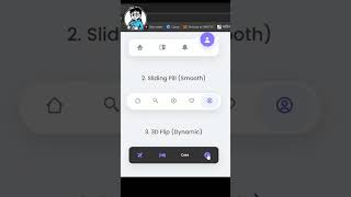 How to Make 3D Animated Mobile Nav Bar Using HTML CSS