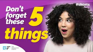 Do these 5 things before your Numerical Reasoning Test to Smash it! #shorts