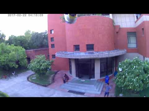 Aerial view of Design program building ,IIT Kanpur
