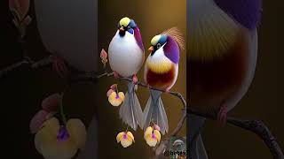 Beautiful birds of paradise.#ai #nature #birdslover #beautifulanimals #aigallery