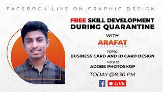 15 Days Free Graphic Design Course _ 1st Class _ Business Card Design _ Arafat IT Institute(360P)