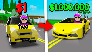 $1 TAXI vs $1,000,000 TAXI in BROOKHAVEN