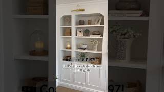 IKEA Billy Hack - Fitted BOOKCASE for £197 #ikea #ikeahack #diy #diyhack