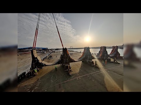 Progress of Fabcon work onboard DONGBANG GIANT No.6