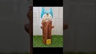 DIY #woodenlog from #tincans #wastematerialcraft #tincan
