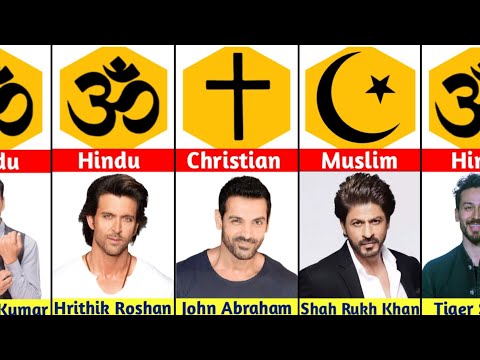 Indian Bollywood Actors Religion|Christian|Hinduism|Muslim
