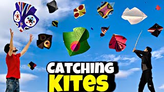 Looting Kites From Roftop🤩OMG Full Havey Luck Today 😱Itni Sari Kites Pakad Le 😁Chamero Scene 🔛 Hai🤣!