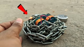 क्या इस जंजीर को तोड़ पायेगा ये VIP Boom 💥💥VIP Boom VS Iron Chain Experiment...Lalit Experiment Show