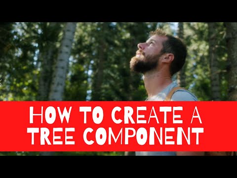 Sketchup Tutorial : How To Create  A Tree Component