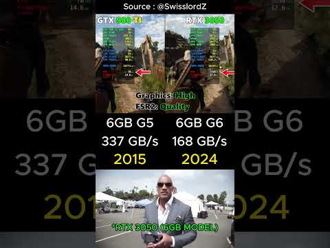 RTX 3050 6GB VS GTX 980 Ti GPU ✅ #Gaming #PCGaming #Nvidia #GPU #PC #NVDA #BudgetPC #budgetgaming