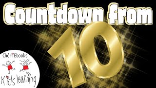 COUNTDOWN Numbers from 10 | Reverse Counting | #shorts