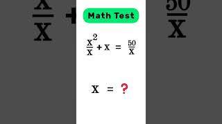 Math Test 💡 Comment your answer 💯 #shorts #maths #mathtest