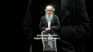 Tolstoy derki..  #felsefe #edit #shorts