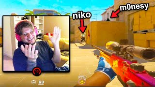 S1MPLE DESTROYS NIKO AND M0NESY IN FACEIT! CS2 Twitch Clips