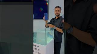 Water resistant test🔥 galaxy fold7🤩 #techreview #mobiletech #smartphone
