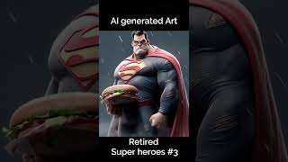 Retired Super heroes #3- Ai art