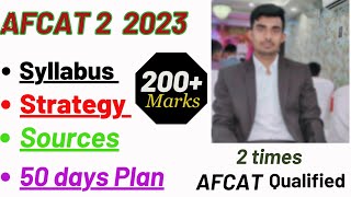 Afcat 2 2023 Exam strategy/ Afcat syllabus/ Afcat cutoff #afcat2023 #afcatmaths #afcatsyllabus