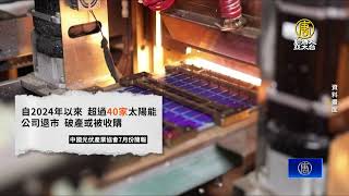 中國太陽能產業虧損巨大 凸顯產能過剩危機