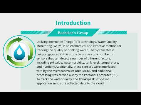 Water Nutrients Quality Parameters using IOT