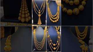 gold bridal necklace set designs #goldjewellery #مجوهرات_ذهب #ذهب #goldnecklaceset #shorts #gold