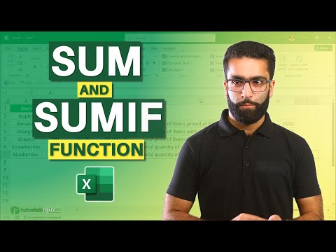 SUM and SUMIF function in excel with practice questions