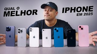 TODOS iPhone! Qual o melhor para COMPRAR em 2025? De R$1.500 a 10.000
