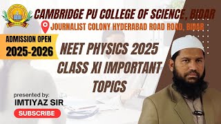 🔥NEET Physics Class 11th - All Important Topics & Formulas REVISION in 1 Video! 🚀 | NEET 2025