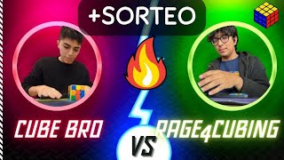 Relay 2x2 - 7x7 vs @RAGE4CUBING  (FREESLICE vs YAU) + SORTEO de 2 CUBOS