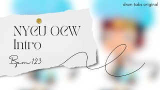 NYCU - NYCU OCW Intro / Drum sheet_动态鼓谱_ドラム_楽譜