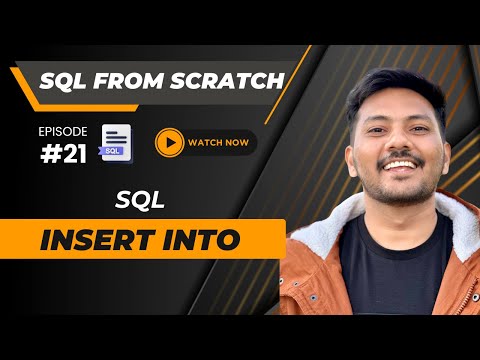 SQL Part 21  Insert Into Table