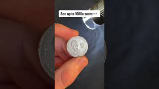 Unleash your curiosity with a powerful microscope #microscope #coins #fok
