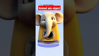 animal mix object,elephant and frog #shorts