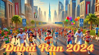 Dubai Run 2024, The Ultimate Fitness Challenge#DubaiRun2024 #FitnessFiesta #Rundubai #dubaievents