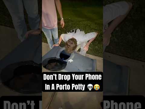 Don’t Drop Your Phone Into A Porto Potty 💀