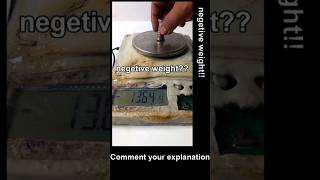 Negetive mass on balance। unusual experiment in 2024। #shorts #science #viral