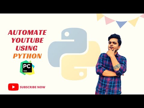 Automate youtube using python || Learn python