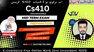 CS410 Midterm Full Marks Guide 🔥 | Lecture-wise MCQs, Tips & Tricks | Pass CS410 Easily!